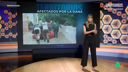 Sandra Sabatés detalla cómo está afectando la DANA a las diferentes comunidades Sandra Sabatés detalla cómo está afectando la DANA a las diferentes comunidades