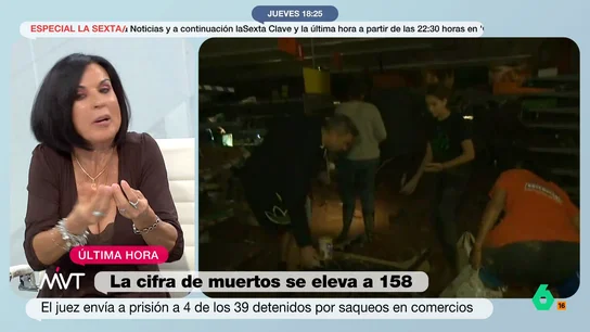 Beatriz de Vicente sobre hurtos y saqueos en la DANA Beatriz de Vicente sobre hurtos y saqueos en la DANA