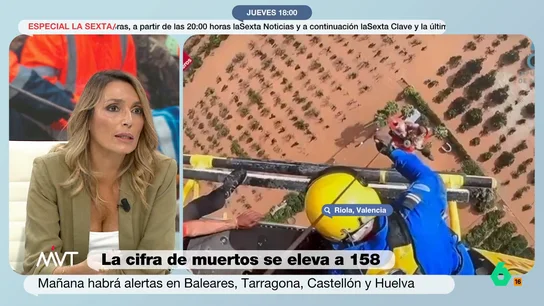 Ana Isabel Gutiérrez advierte sobre las secuelas de catástrofes como la DANA: "Los síntomas incluyen pesadillas, reacciones de hiperalerta, miedo a la lluvia..." Ana Isabel Gutiérrez advierte sobre las secuelas de catástrofes como la DANA: "Los síntomas incluyen pesadillas, reacciones de hiperalerta, miedo a la lluvia..."