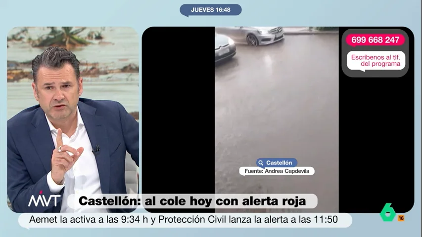 Iñaki: La Aemet nos advierte de la lluvia pero ¿quién nos advierte de la crecida de ríos? 