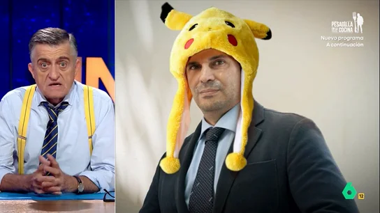 Wyoming analiza a la pareja de Ayuso: "Él cree mucho en lo de 'hazte con todos', ya se Pokémon o millones" Wyoming analiza a la pareja de Ayuso: "Él cree mucho en lo de 'hazte con todos', ya se Pokémon o millones"