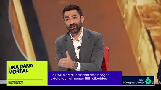 Jokin revela los problemas que han sufrido los periodistas para llegar a la zona cero en Valencia: "Casi no hay cobertura telefónica" Jokin revela los problemas que han sufrido los periodistas para llegar a la zona cero en Valencia: "Casi no hay cobertura telefónica"