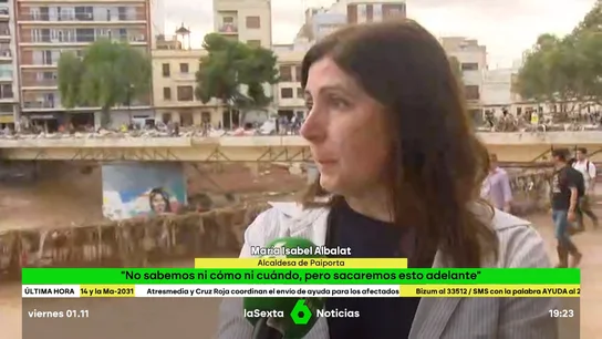 Habla la alcaldesa de Paiporta entre lágrimas Habla la alcaldesa de Paiporta entre lágrimas