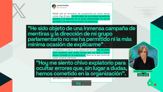 XPLICA Tania Sánchez, sobre los mensajes de Errejón: "Es imposible decir que no lo sabían. Es un error intentar demostrar que no lo sabías" XPLICA Tania Sánchez, sobre los mensajes de Errejón: "Es imposible decir que no lo sabían. Es un error intentar demostrar que no lo sabías"