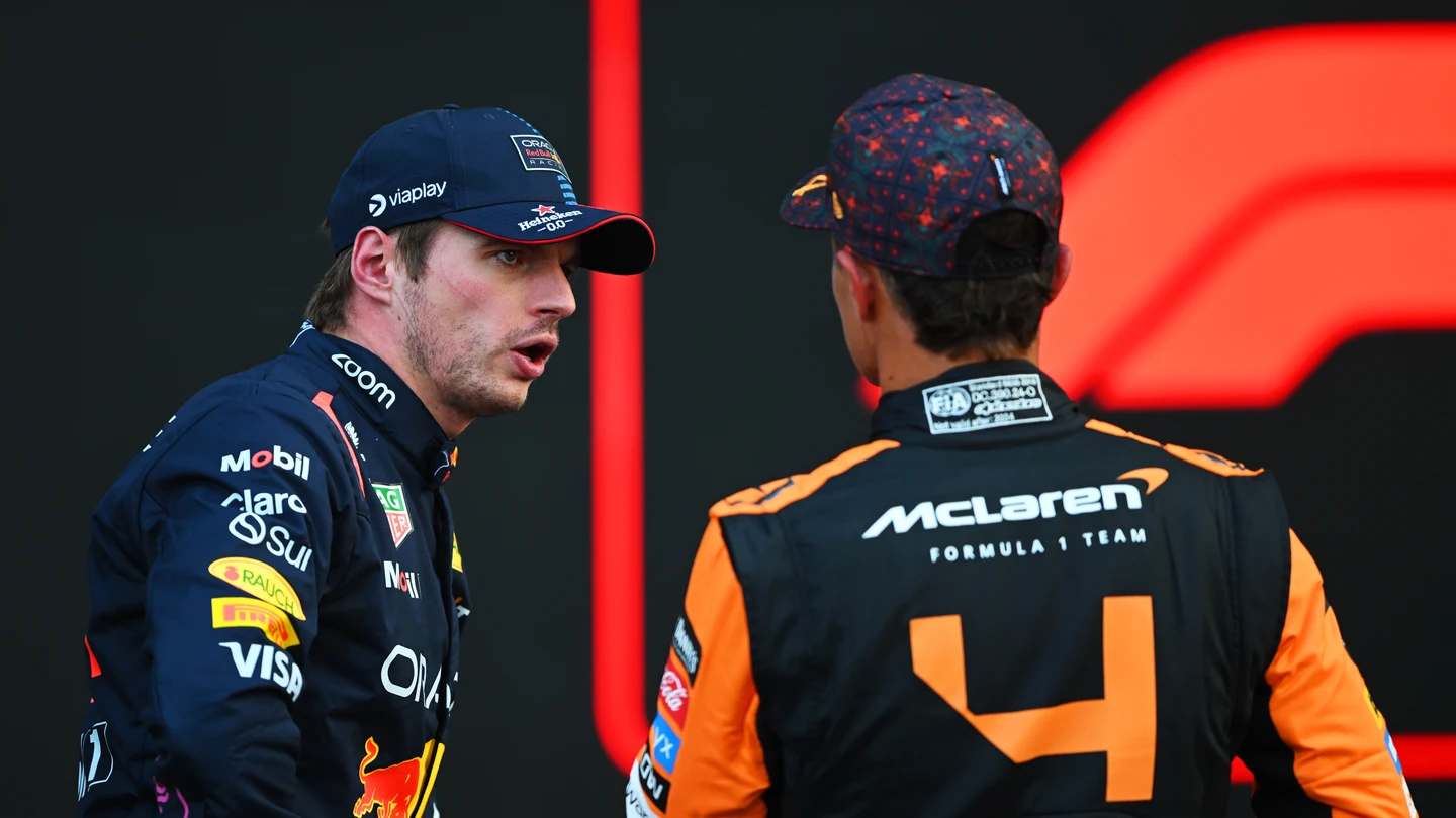 Max Verstappen y Lando Norrin Max Verstappen y Lando Norrin