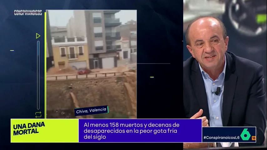 CONSPIRANOICOS José Luis Gallego: "Si ocupamos espacios que son propiedad del agua, vamos a ser desahuciados" 