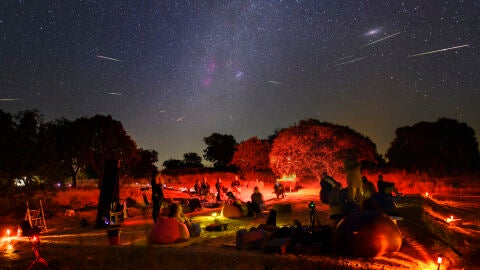 Lluvia de perseidas en Dark Sky Alqueva