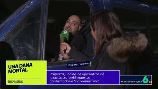 CONSPIRANOICOS Un vecino en una furgoneta lleva comida a los pueblos más castigados por la DANA en Valencia CONSPIRANOICOS Un vecino en una furgoneta lleva comida a los pueblos más castigados por la DANA en Valencia