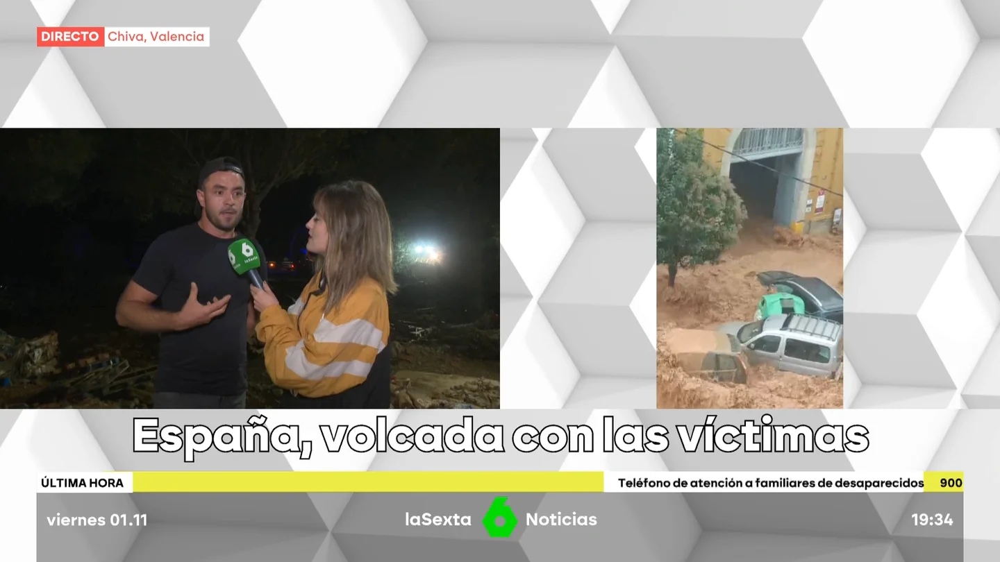 El estremecedor relato de Juan, un camionero que rescató a dos personas de la riada El estremecedor relato de Juan, un camionero que rescató a dos personas de la riada