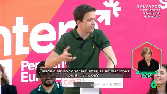 XPLICA Tania Sánchez asegura que lo urgente tras el escándalo de Errejón "es que no vuelvan a suceder situaciones de poder que generen este horror a mujeres" XPLICA Tania Sánchez asegura que lo urgente tras el escándalo de Errejón "es que no vuelvan a suceder situaciones de poder que generen este horror a mujeres"