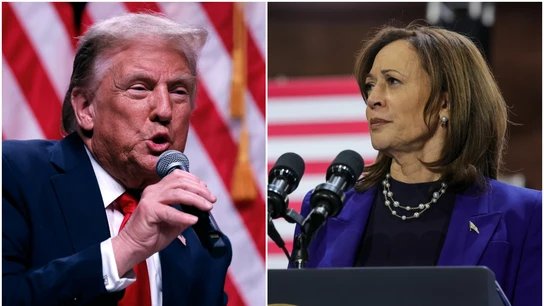 Donald Trump, y Kamala Harris Donald Trump, y Kamala Harris