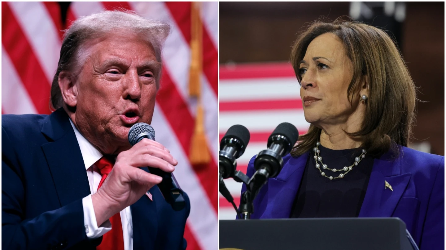 Donald Trump, y Kamala Harris Donald Trump, y Kamala Harris