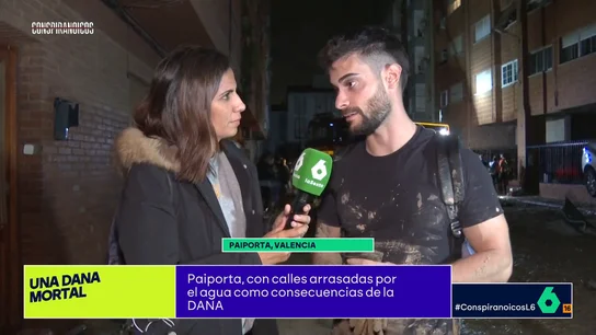 CONSPIRANOCIOS Cristian, uno de los vecinos en Paiporta que echa una mano ante el destrozo de la DANA: "Poco a poco podemos salvar el pueblo" CONSPIRANOCIOS Cristian, uno de los vecinos en Paiporta que echa una mano ante el destrozo de la DANA: "Poco a poco podemos salvar el pueblo"