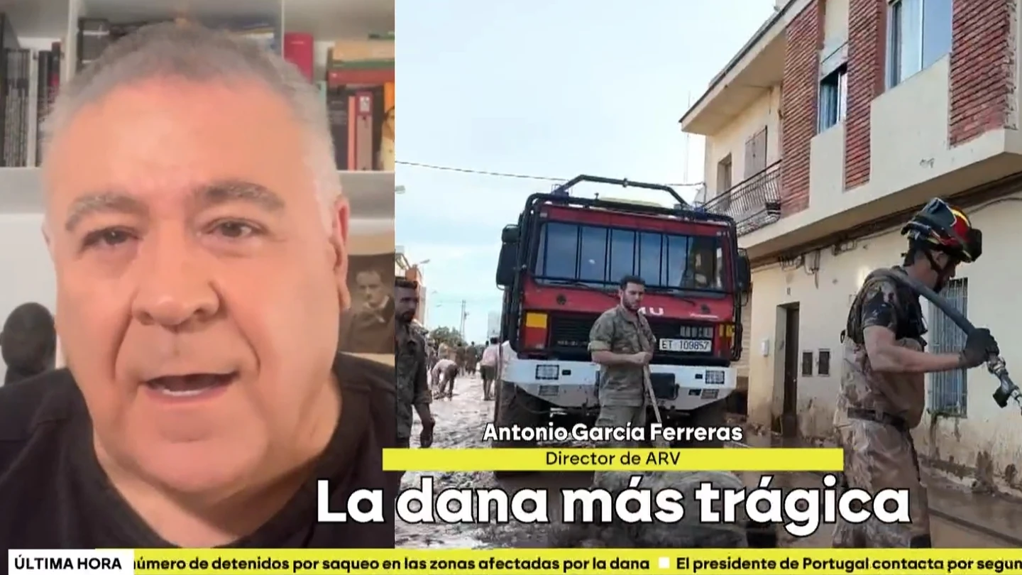 Antonio García Ferreras habla sobre el envío de 5.000 efectivos del Ejército a Valencia Antonio García Ferreras habla sobre el envío de 5.000 efectivos del Ejército a Valencia