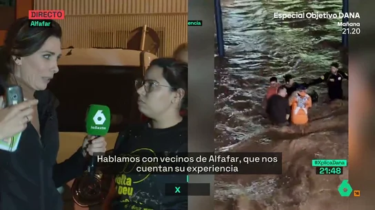 Vecina de ALfafar recuerda cómo salvó la vida de sus vecinos del bajo  Vecina de ALfafar recuerda cómo salvó la vida de sus vecinos del bajo