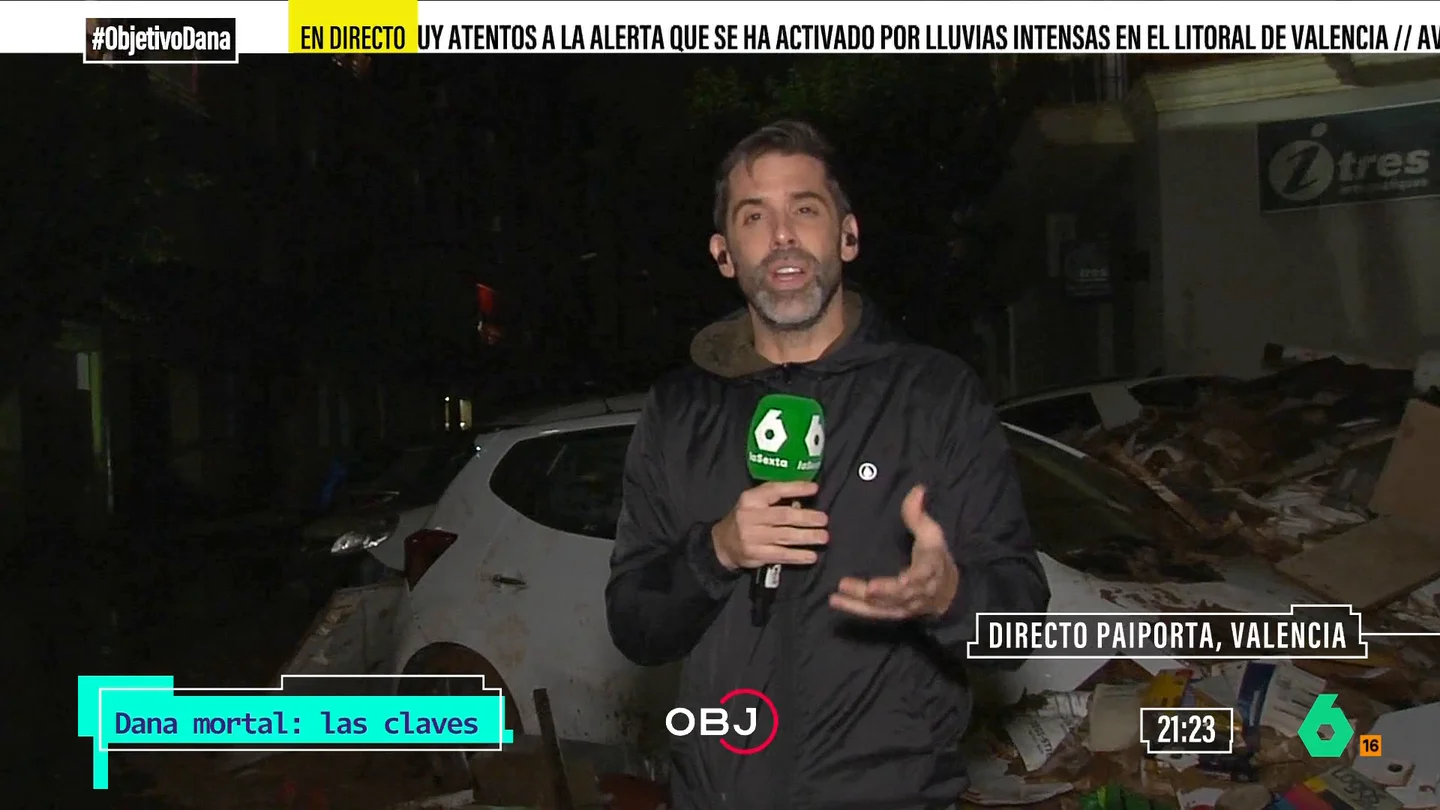 José Yélamo, en Paiporta José Yélamo, en Paiporta
