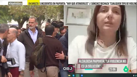 La alcaldesa de Paiporta, sobre los insultos a los reyes, Sánchez y Mazón La alcaldesa de Paiporta, sobre los insultos a los reyes, Sánchez y Mazón