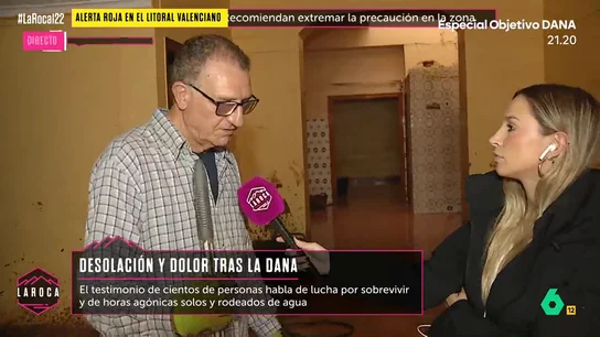 El testimonio desgarrador de un afectado que ha perdido a su suegra: "Fue muy rápido e impactante, una ola rompió la puerta y la pared de la casa" El testimonio desgarrador de un afectado que ha perdido a su suegra: "Fue muy rápido e impactante, una ola rompió la puerta y la pared de la casa"