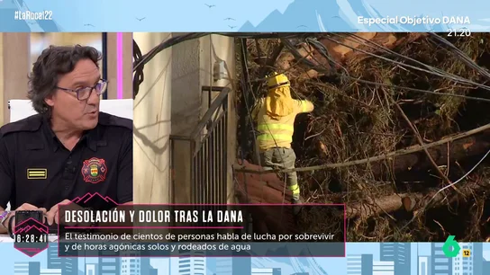 Raúl Esteban, jefe de bomberos: "Nadie ha vivido una catástrofe así, va a marcar un antes y un después" Raúl Esteban, jefe de bomberos: "Nadie ha vivido una catástrofe así, va a marcar un antes y un después"