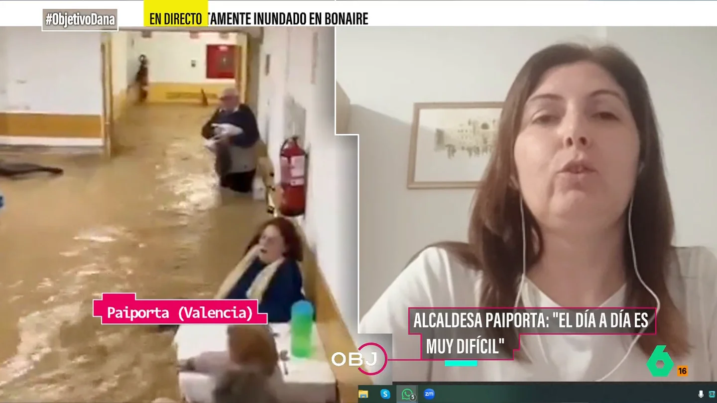 La alcaldesa de Paiporta La alcaldesa de Paiporta