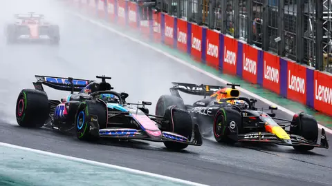 Los Alpine compartieron el protagonismo con Max Verstappen Los Alpine compartieron el protagonismo con Max Verstappen