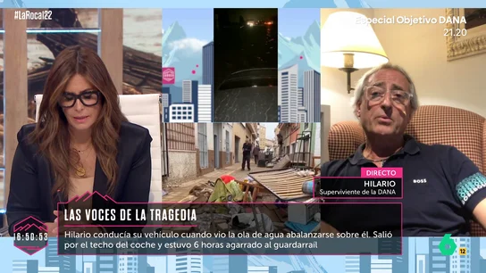 Nuria Roca habla con un superviviente de la DANA Nuria Roca habla con un superviviente de la DANA