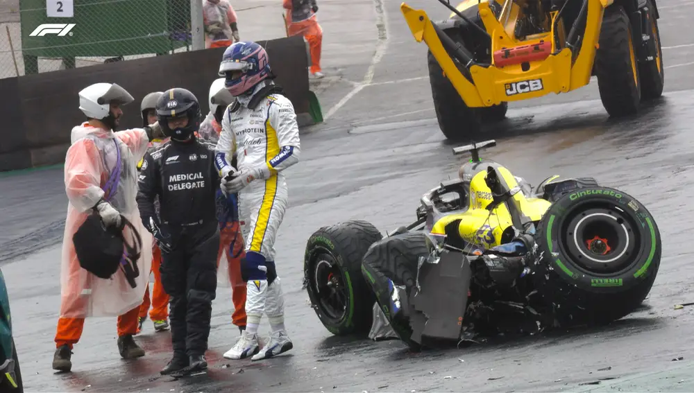 Los daños en el Williams de Albon pueden dejarle fuera de carrera Los daños en el Williams de Albon pueden dejarle fuera de carrera