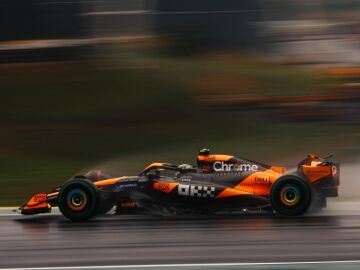 Pole para Lando Norris y papeleta de Max Verstappen en una clasificación con 5 banderas rojas