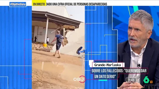 "Hemos desplegado agentes desde el minuto uno": Grande-Marlaska responde a las criticas por la actuación policial tras la DANA "Hemos desplegado agentes desde el minuto uno": Grande-Marlaska responde a las criticas por la actuación policial tras la DANA