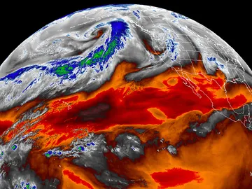 Uno de los cinco ríos atmosféricos del planeta retratado por satélites Uno de los cinco ríos atmosféricos del planeta retratado por satélites
