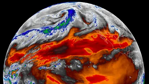 Uno de los cinco ríos atmosféricos del planeta retratado por satélites Uno de los cinco ríos atmosféricos del planeta retratado por satélites