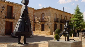 Don Quijote y Dulcinea en El Toboso