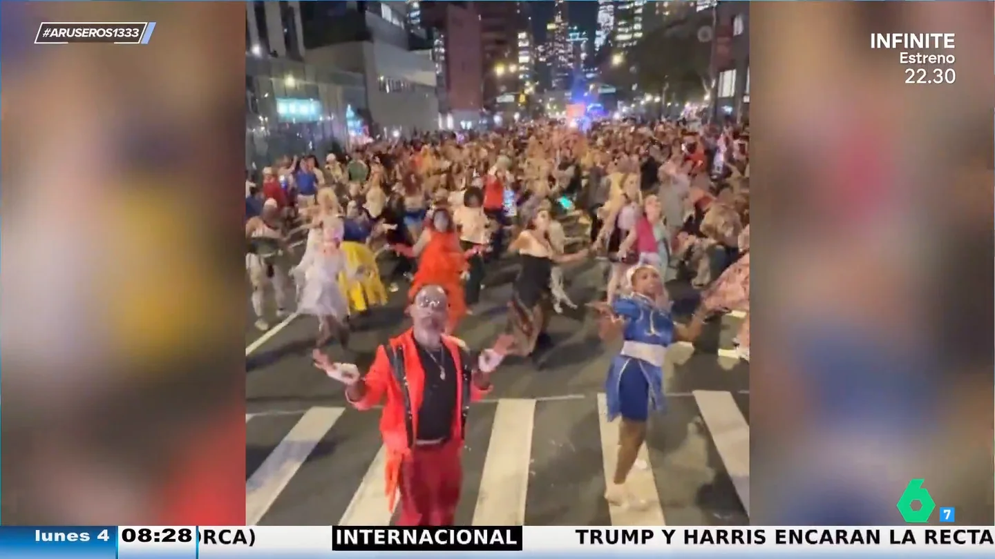 Así baila Nueva York en Halloween al ritmo de 'Thriller' de Michael Jackson Así baila Nueva York en Halloween al ritmo de 'Thriller' de Michael Jackson