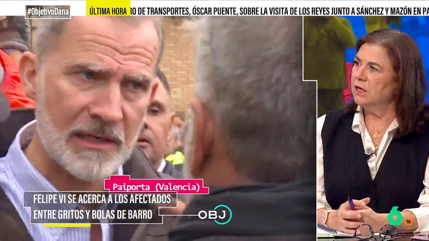 Lucía Méndez analiza los errores de la gestión de los políticos hasta la llegada de la comitiva de Sánchez y el Rey Lucía Méndez analiza los errores de la gestión de los políticos hasta la llegada de la comitiva de Sánchez y el Rey