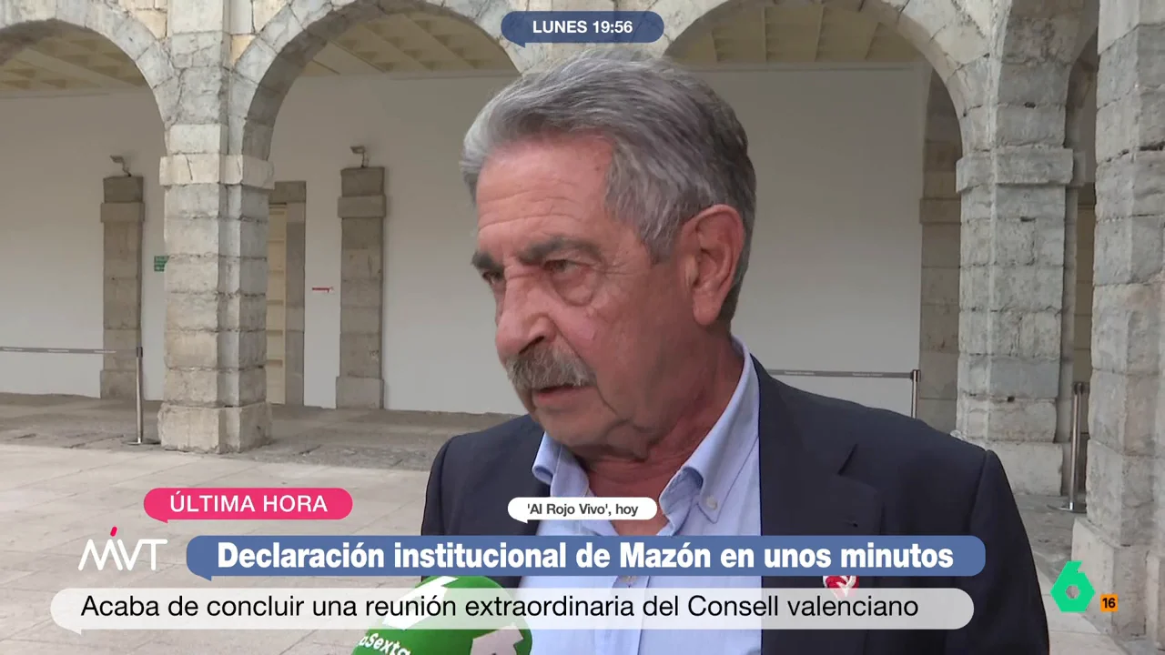 Miguel Ángel Revilla opinaba sobre el altercado con los reyes, Sánchez y Mazón en Paiporta y también la gestión de la catástrofe por parte de las instituciones que, asegura, "tienen medios suficientes para no llegar a esta situación".