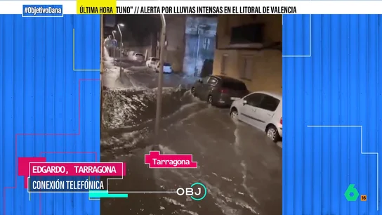 Edgardo habla sobre las inundaciones que ya afectan a Tarragona Edgardo habla sobre las inundaciones que ya afectan a Tarragona