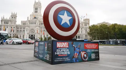 Los superhéroes de Marvel aterrizan en el centro de Madrid Los superhéroes de Marvel aterrizan en el centro de Madrid