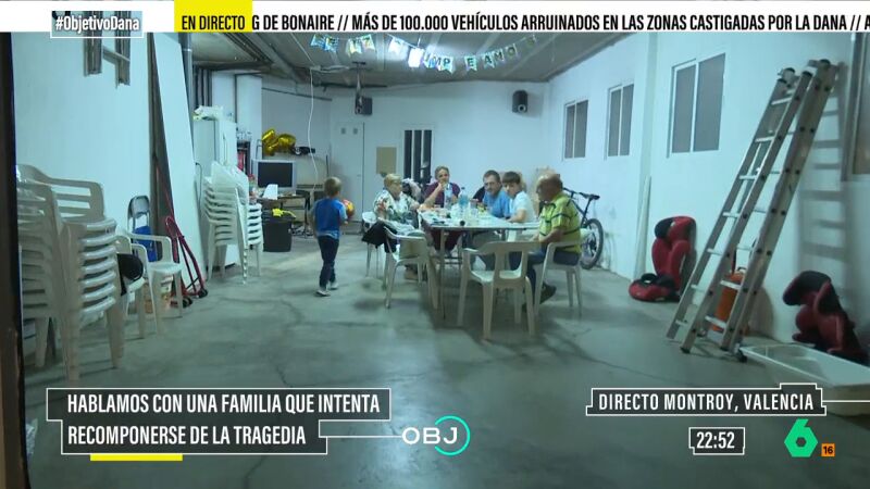 Una familia conviviendo en un garaje, la nueva realidad en Valencia