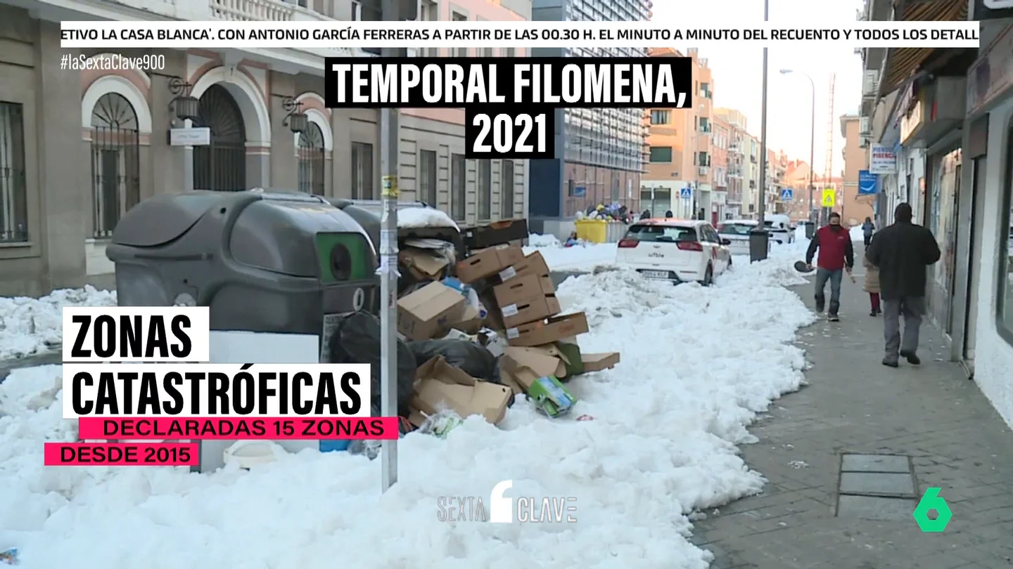 Filomena, el volcán de La Palma y otras tragedias que el Gobierno ha declarado como zona catastrófica Filomena, el volcán de La Palma y otras tragedias que el Gobierno ha declarado como zona catastrófica