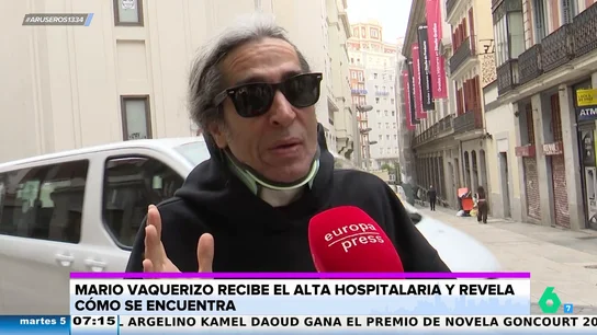Mario Vaquerizo recibe el alta tras 10 días ingresado por su caída en el escenario: "La recuperación va a ser tranquila" Mario Vaquerizo recibe el alta tras 10 días ingresado por su caída en el escenario: "La recuperación va a ser tranquila"