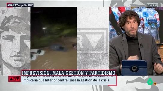 Mario Viciosa, sobre la DANA de Valencia: "Hay datos científicos que aseguran que esto, sin cambio climático, no hubiera sido tan dramático" Mario Viciosa, sobre la DANA de Valencia: "Hay datos científicos que aseguran que esto, sin cambio climático, no hubiera sido tan dramático"