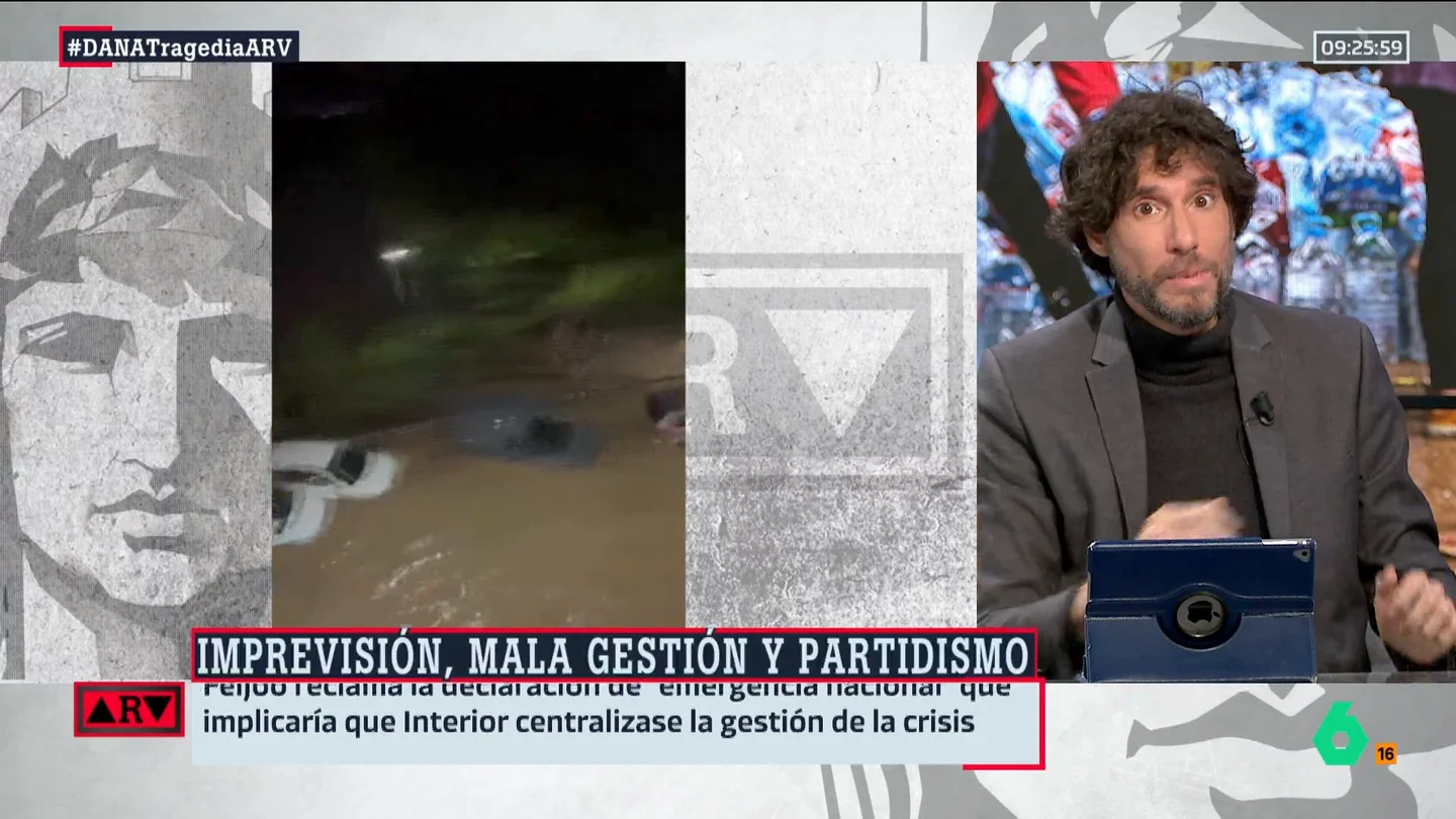 Mario Viciosa, sobre la DANA de Valencia: "Hay datos científicos que aseguran que esto, sin cambio climático, no hubiera sido tan dramático" Mario Viciosa, sobre la DANA de Valencia: "Hay datos científicos que aseguran que esto, sin cambio climático, no hubiera sido tan dramático"