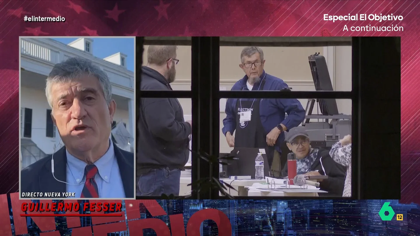 Guillermo Fesser, sobre las elecciones en EEUU: "Se intuye que la victoria va a ser para Kamala Harris" El periodista expone que "la gente no quiere un señor que quiere retrasar la hora del reloj 250 años". Donald Trump, por ejemplo, a anunciado que, si gana, va a recuperar el cacheo policial libre.