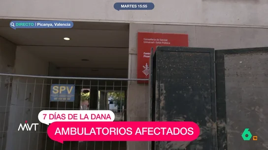 El centro de salud de Picanya queda "completamente inutilizable" tras la DANA y se reubica en un centro de mayores El centro de salud de Picanya queda "completamente inutilizable" tras la DANA y se reubica en un centro de mayores