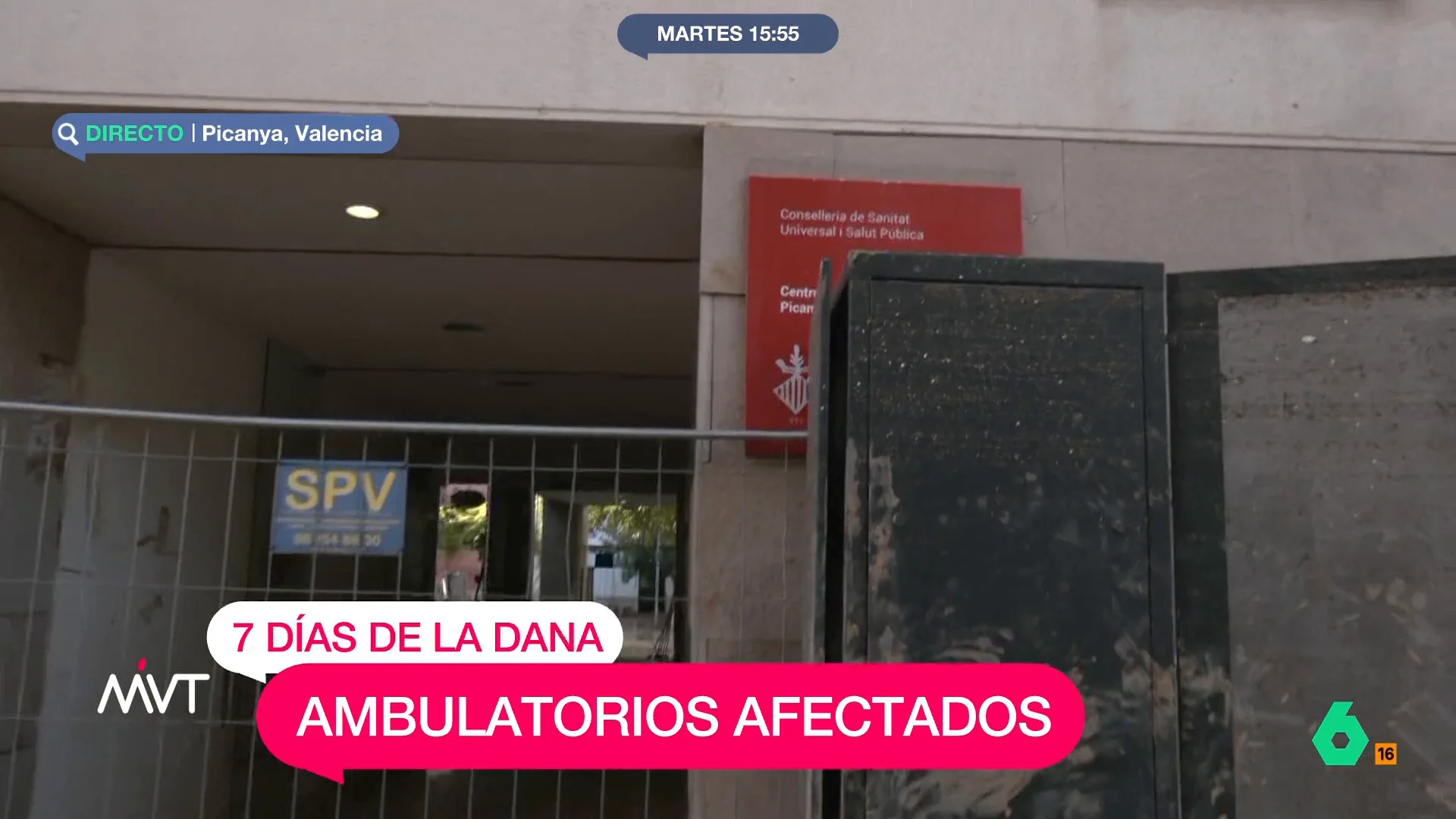 El centro de salud de Picanya queda "completamente inutilizable" tras la DANA y se reubica en un centro de mayores