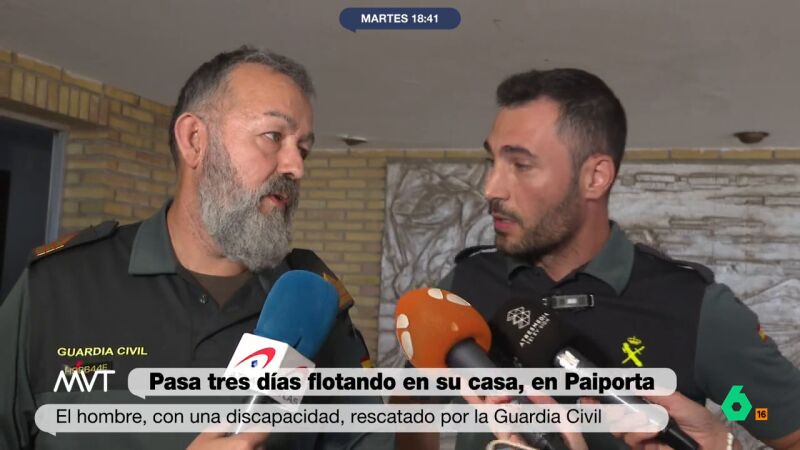 El relato de dos guardias civiles que perdieron en la DANA a dos compañeros: "Salvamos a una madre y a su bebé"