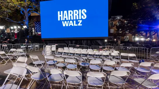 Sede de la fiesta de la noche electoral de los demócratas en la Universidad de Howard, Washington, tras cancelar Kamala Harris su discurso. Sede de la fiesta de la noche electoral de los demócratas en la Universidad de Howard, Washington, tras cancelar Kamala Harris su discurso.