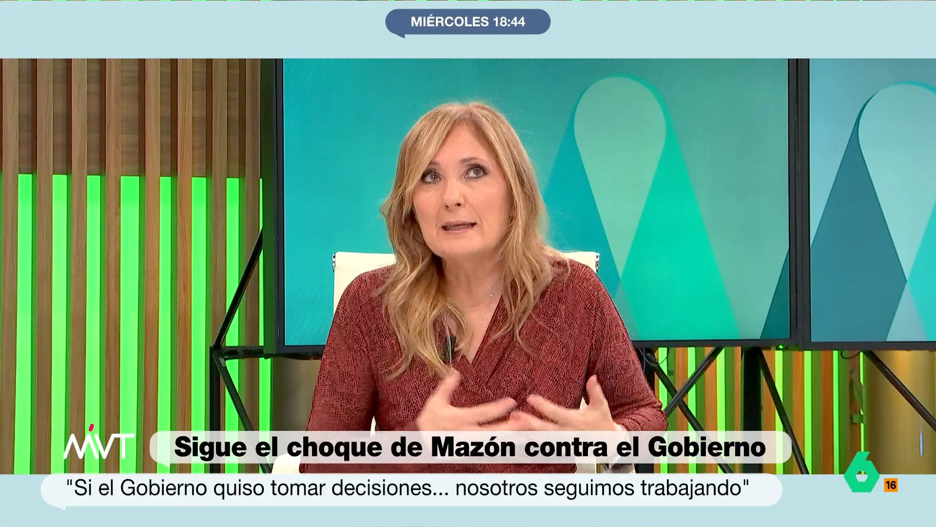 Mayte Alcaraz: "No me creo las declaraciones del dirigente de la UME, creo que estaba animado políticamente porque le conviene al Gobierno"