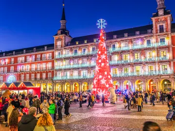 Mercadillo de Navidad de la Plaza Mayor de Madrid Mercadillo de Navidad de la Plaza Mayor de Madrid