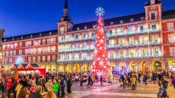 Mercadillo de Navidad de la Plaza Mayor de Madrid